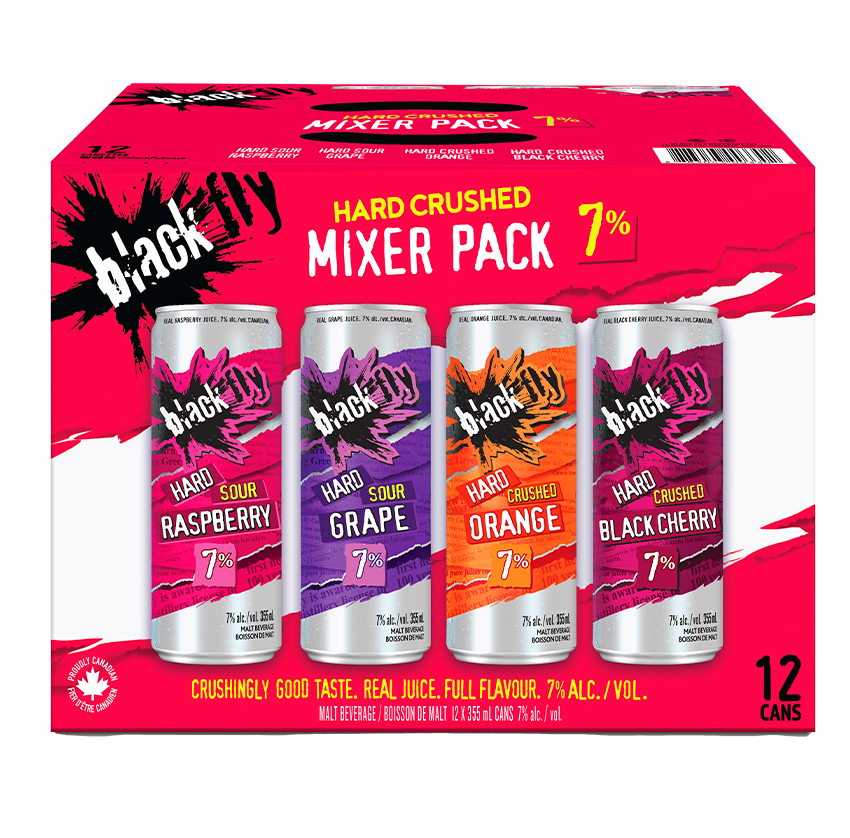 12C BLACK FLY CRUSHED MIXERPACK 2.0 12X355ML