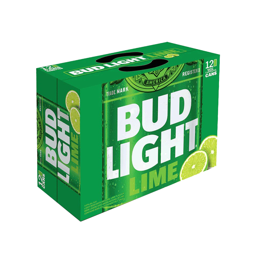 12C BUD LIGHT DOUBLE LIME 12CX355ml - 12C BUD LIGHT DOUBLE LIME 12CX355ml