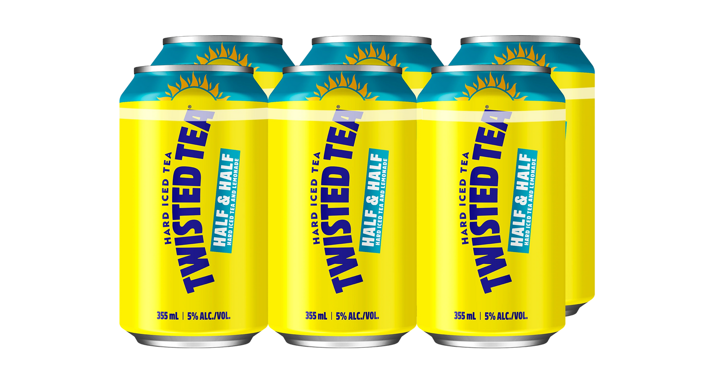 TWISTED TEA HALF & HALF 355ML 6PK BT