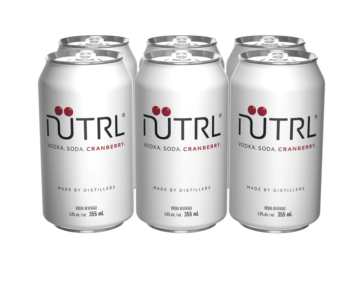 6C NUTRL VODKA SODA CRANBERRY NM 6X355ML