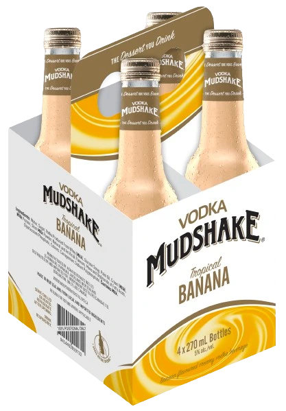 4B MUDSHAKE BANANA ORIGINAL VODKA 4X270ml