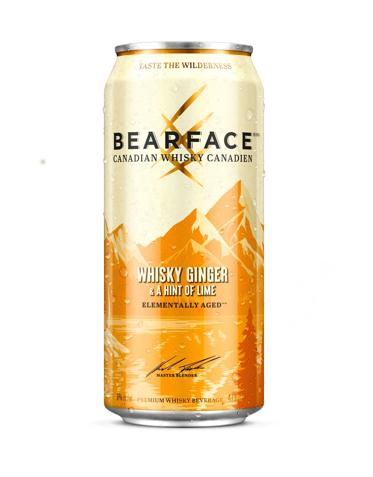 Bearface Whisky Ginger & A Hint of Lime 473 ml - Single Can