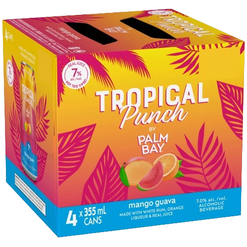 4C PALM BAY MANGO GUAVA 4X355ML