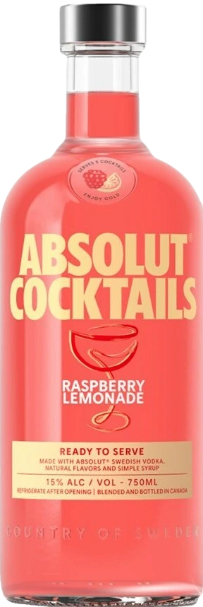 ABSOLUT RASPBERRY LEMONADE COCKTAIL G 750ML