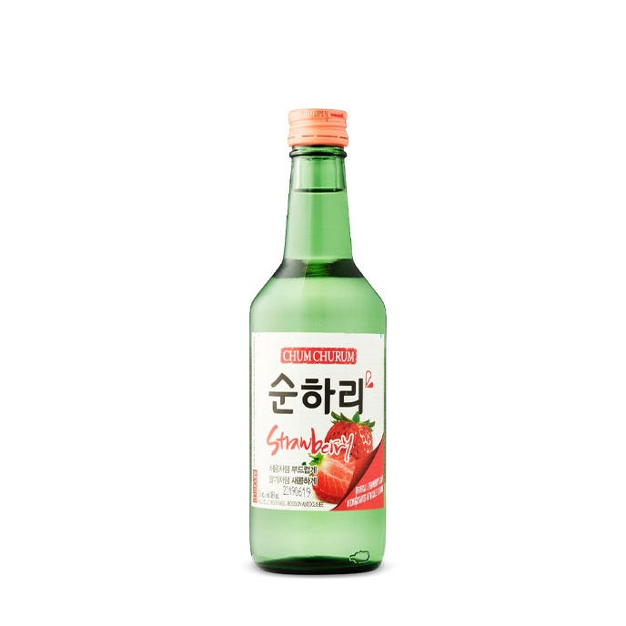 1B GOOD DAY CHUM CHURUM STRAWBERRY - SOJU 360ML