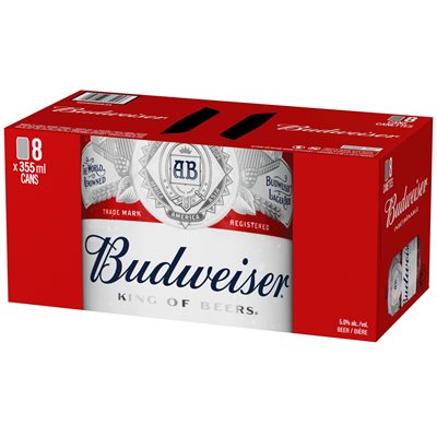 8C BUDWEISER 8CX355 ml