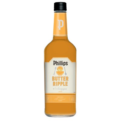 PHILLIPS BUTTER RIPPLE SCHNAPPS G 750ML