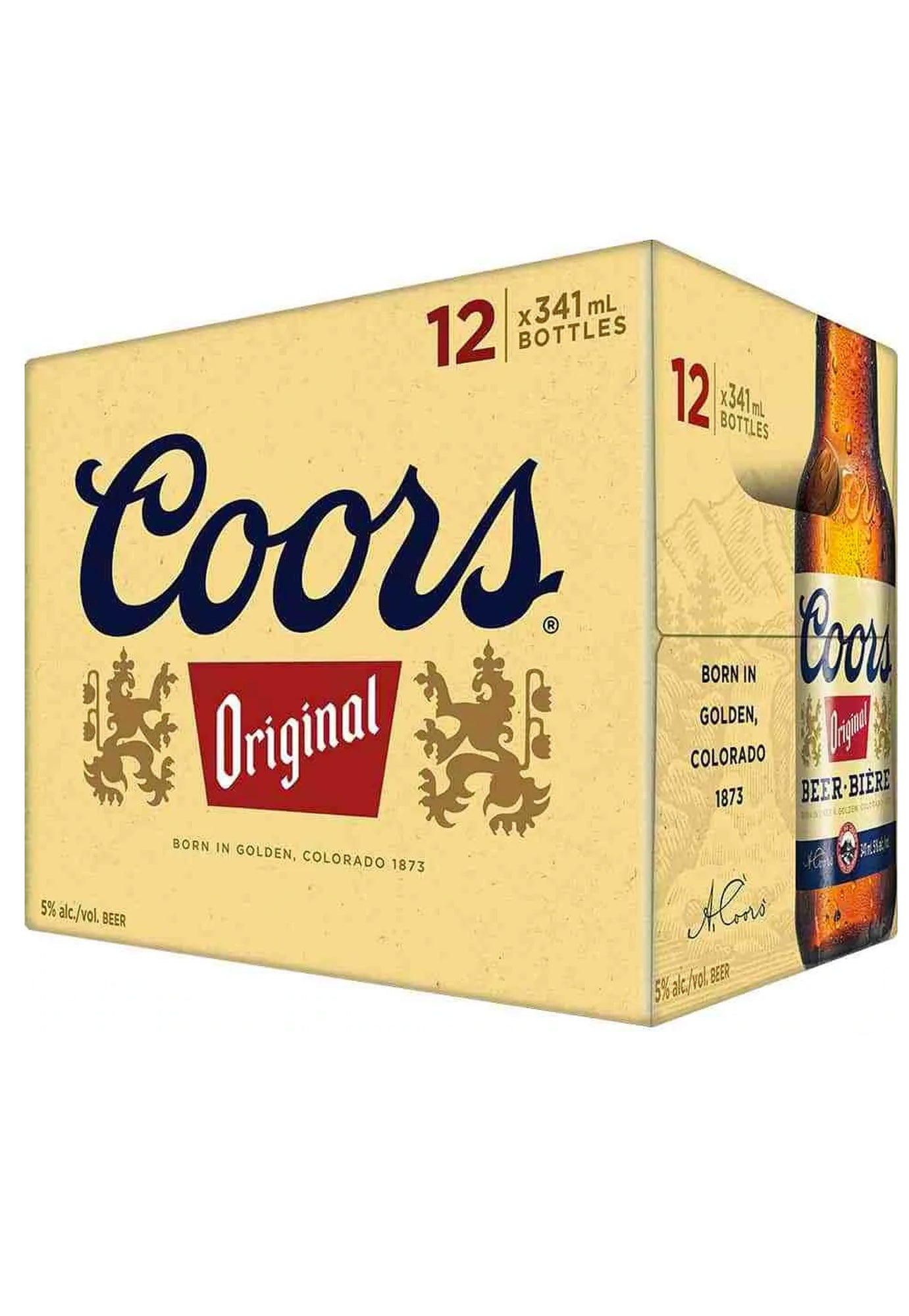 Coors Original 341 ml - 12 Bottles