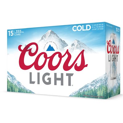 15C COORS LT 15X355ML