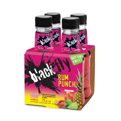 4B BLACK FLY RUM PUNCH 4X400ML