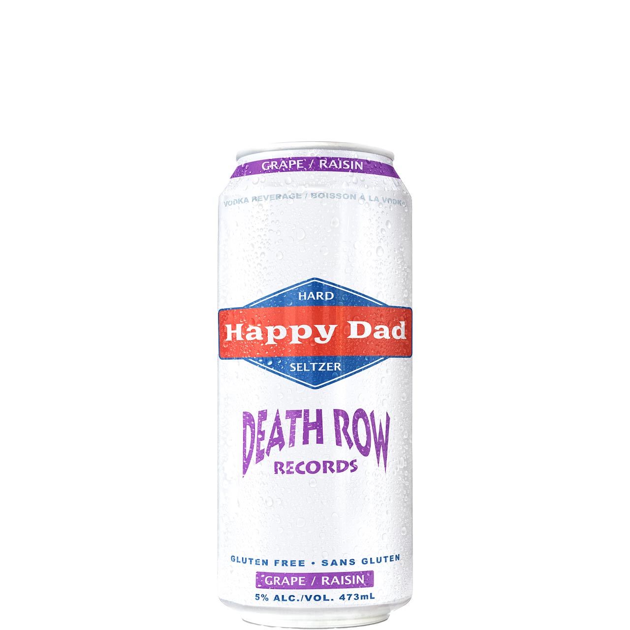 1C HAPPY DAD GRAPE SHELTZER 1X473ML - 1C HAPPY DAD GRAPE SHELTZER 1X473ML