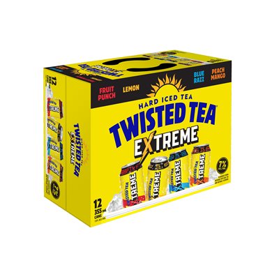 12C TWISTED TEA EXTREME PARTY PACK 12x355mL