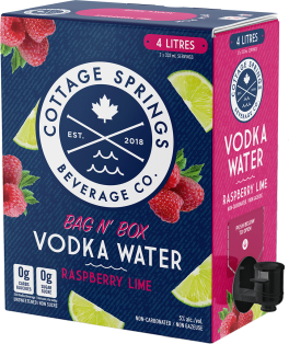 COTTAGE SPRINGS RASPBERRY LIME VODKA CLS 4L