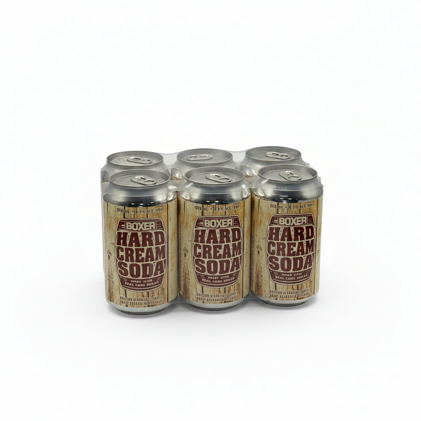 6B BOXER HARD CREAM SODA 6X330ML
