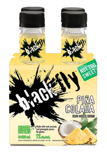 4B BLACK FLY RUM PINA COLADA 4X400ML