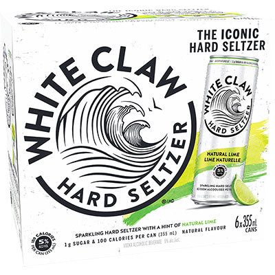 6C WHITE CLAW LIME 6X355ML