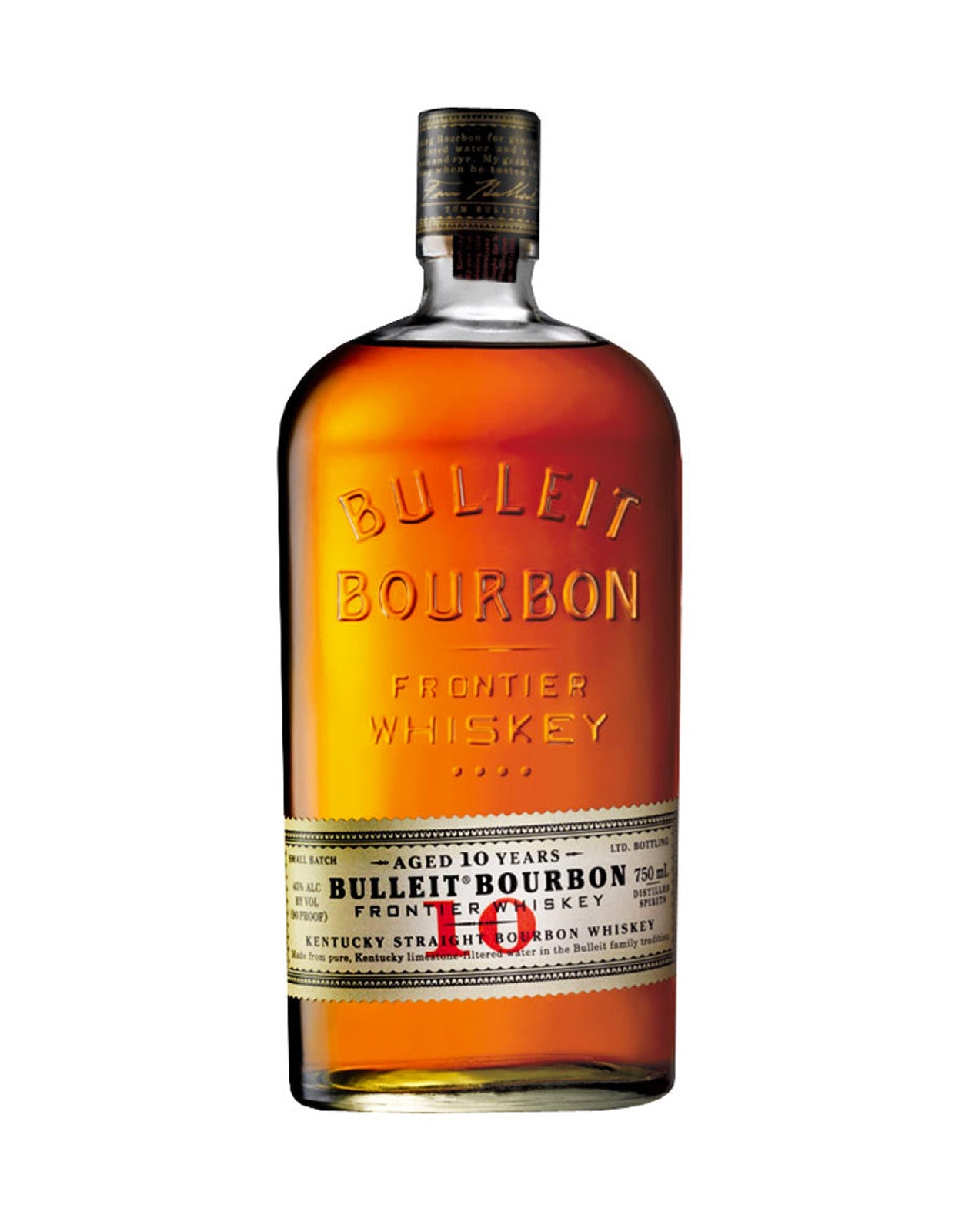 Bulleit Bourbon 10 Year Old Frontier Whiskey