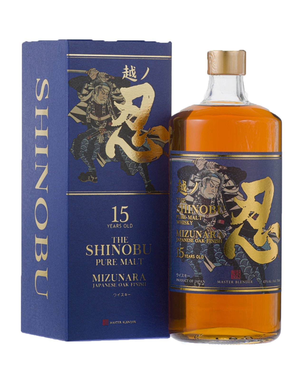 Shinobu 15 Year Old Pure Malt Japanese Whisky
