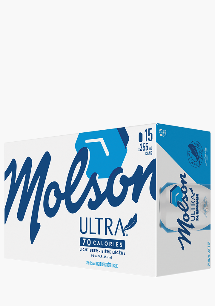 15C MOLSON ULTRA 15X355ML