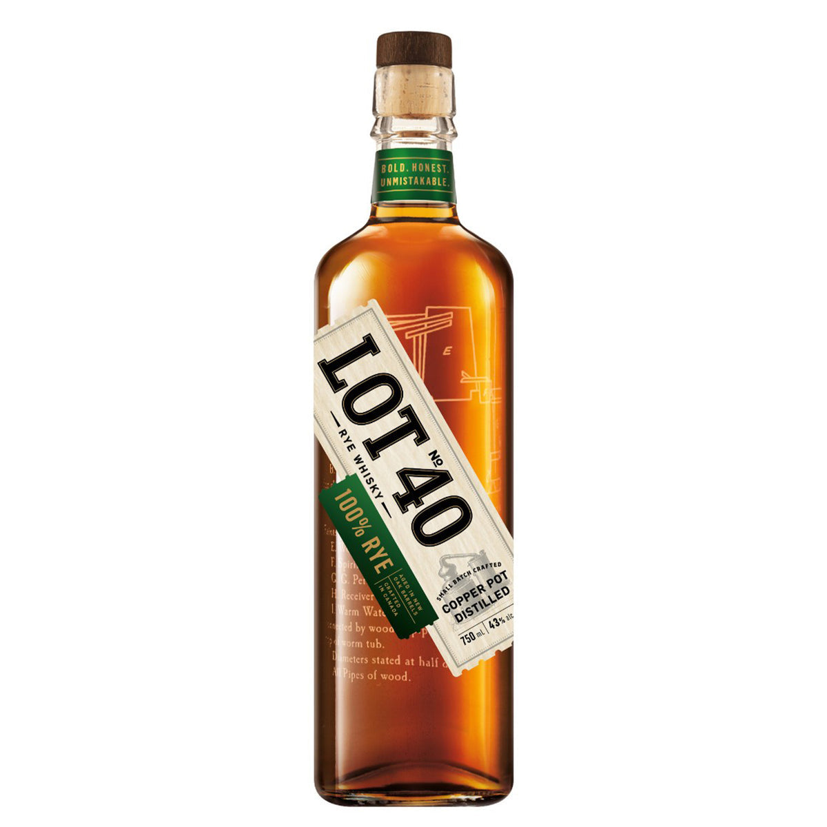 LOT NO 40 SINGLE COPPER G 750ml