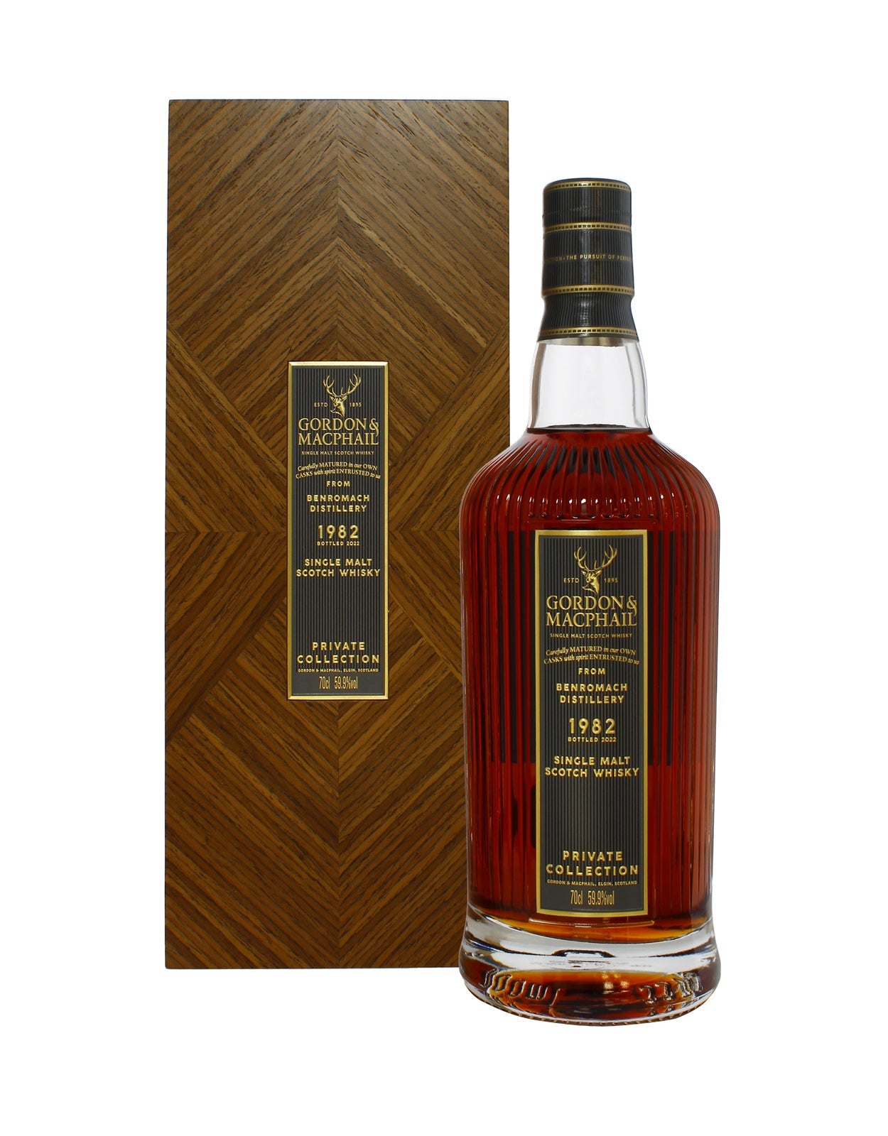 Gordon & MacPhail Benromach Single Malt 1982 Burgundy Finish 'Private Collection'
