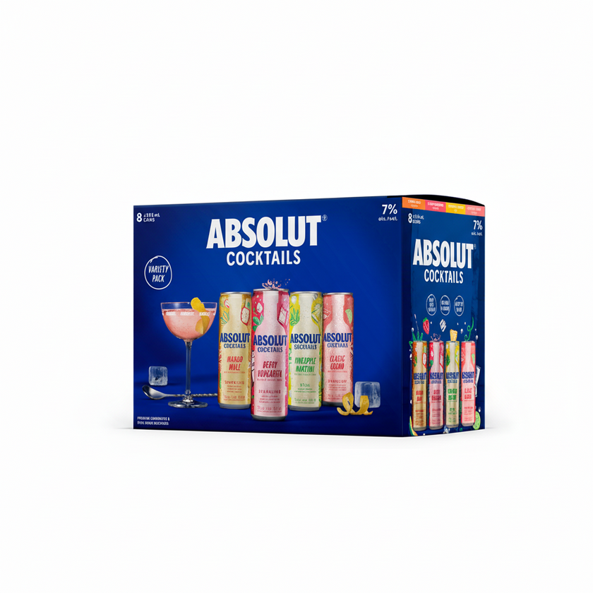 8C ABSOLUT RTD MIXER PACK COSMO 8X355ml