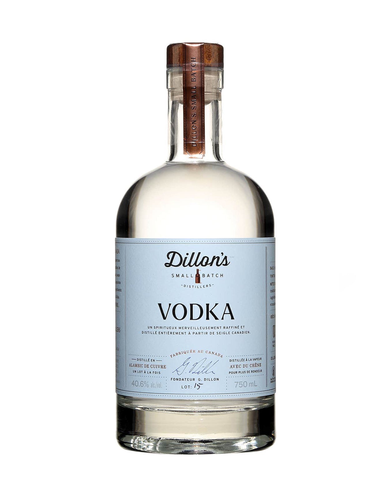 Dillon's Rye Vodka Bartenders Series