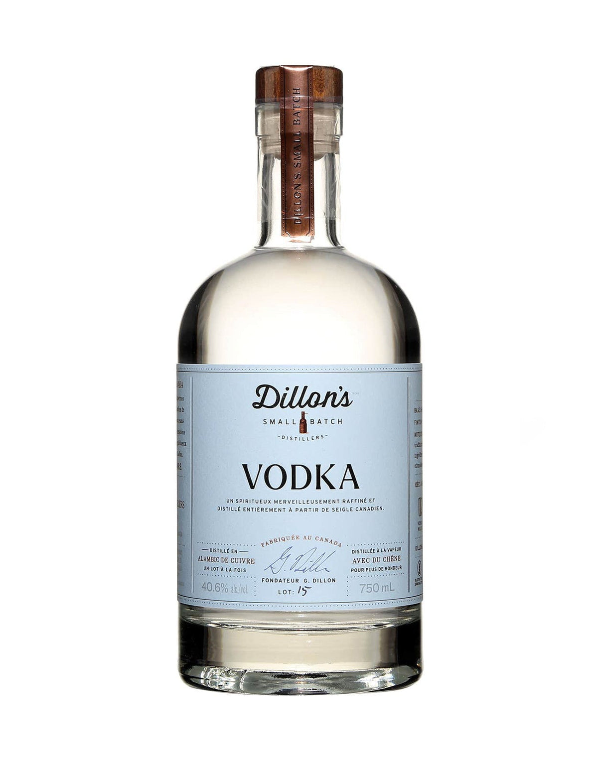 Dillon's Rye Vodka Bartenders Series