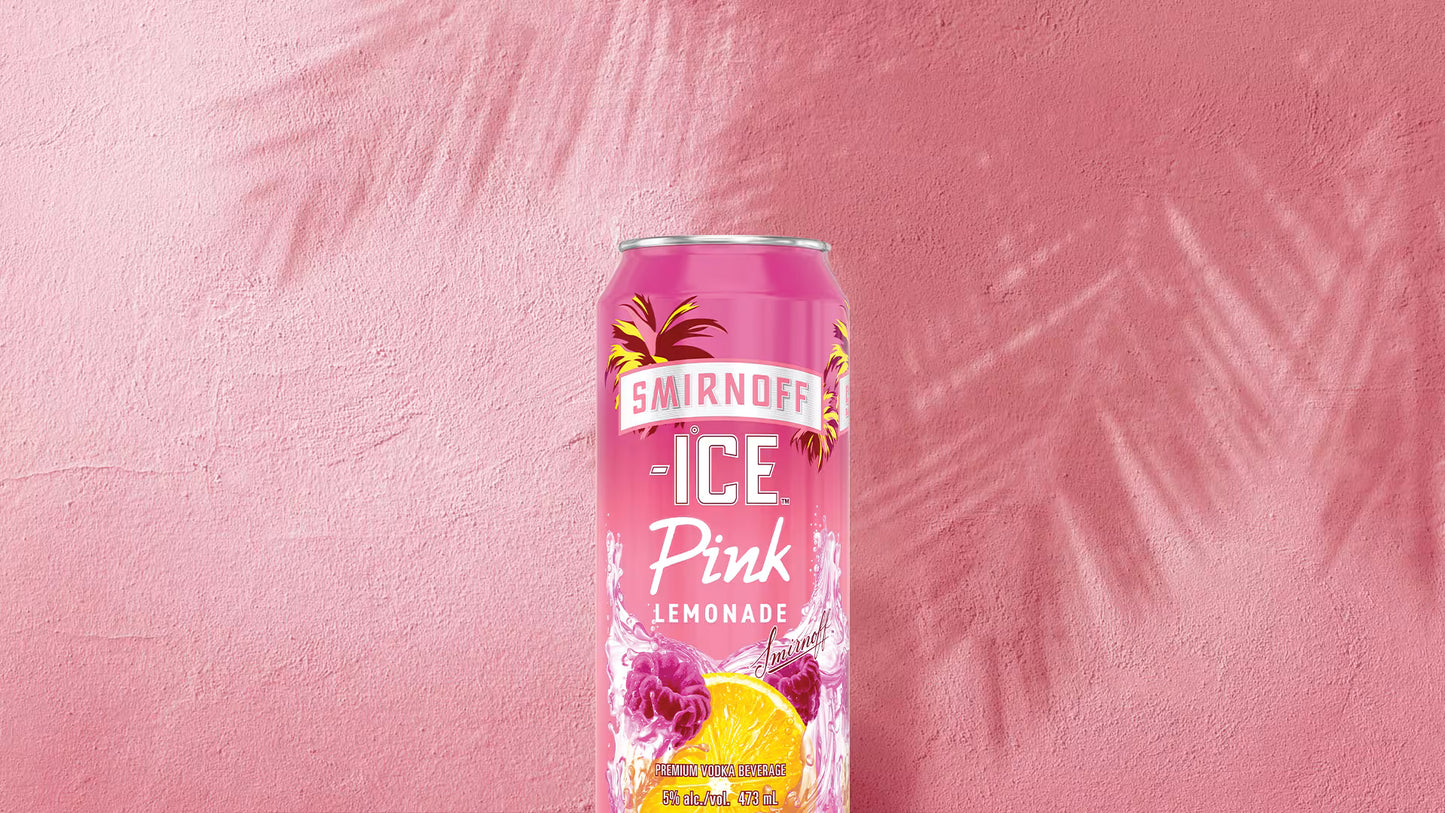 1C SMIRNOFF ICE PINK LEMONADE 473ML