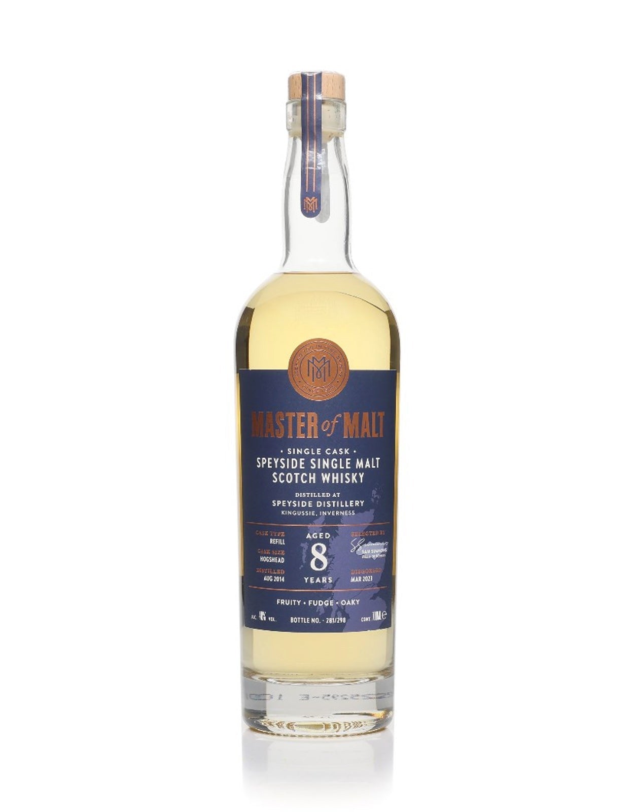 The Speyside Distillery (Master of Malt) Single Malt 8 Year Old 2014