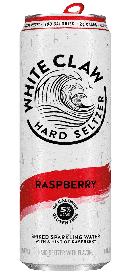 1C WHITE CLAW RASPBERRY 1X473ML