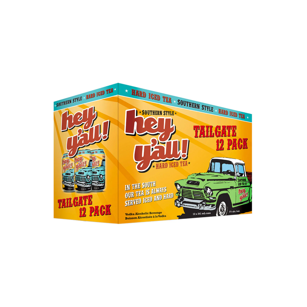 Hey Y’all Tailgate Hard Iced Tea (12-Pack)