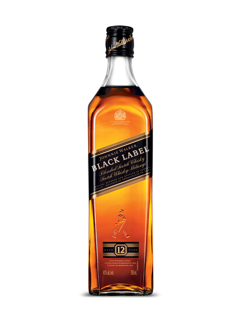 JOHNNIE WALKER BLACK LABEL G 750ML
