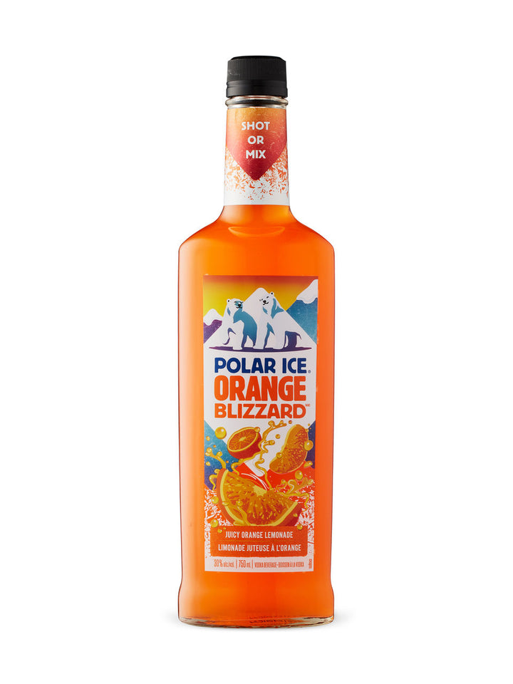 POLAR ICE ORANGE BLIZZARD VODKA G 750ML