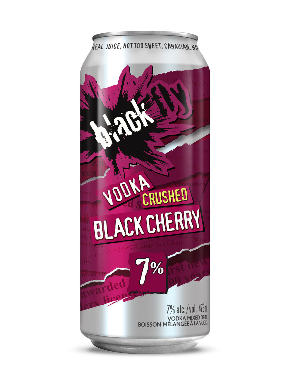 1C BLACK FLY VODKA CRUSHED BLACK CHERRY 1X473ML