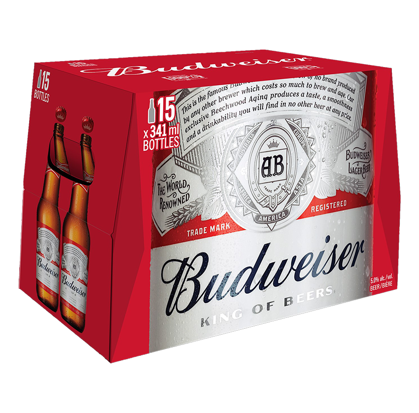 15B BUDWEISER 15X341ML