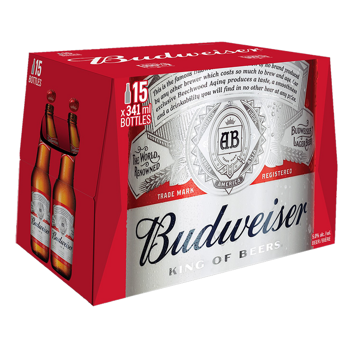 15B BUDWEISER 15X341ML