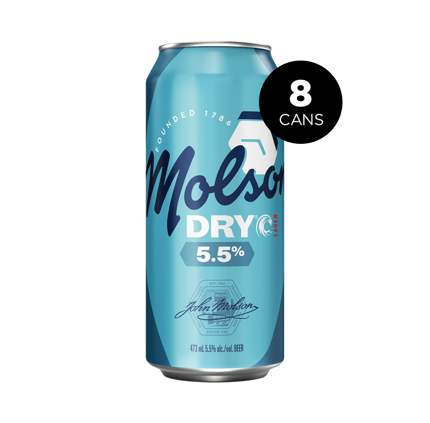 MOLSON DRY 1 X Can 473ML