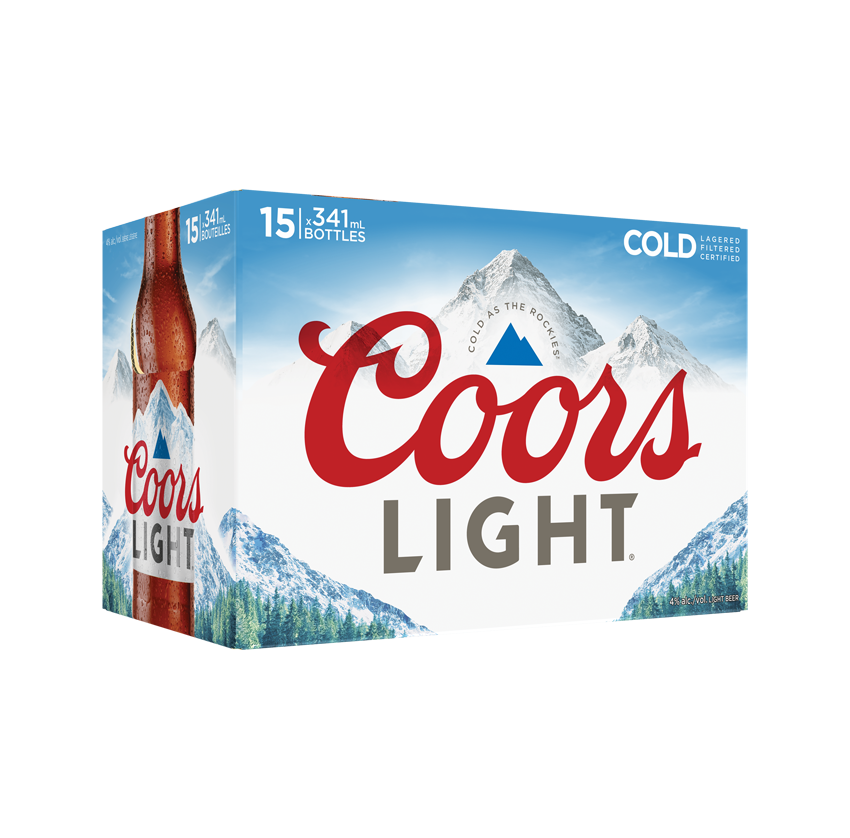 15B COORS LIGHT 15X341ML