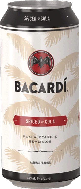 1C BACARDI SPICED & COLA 1X473ML