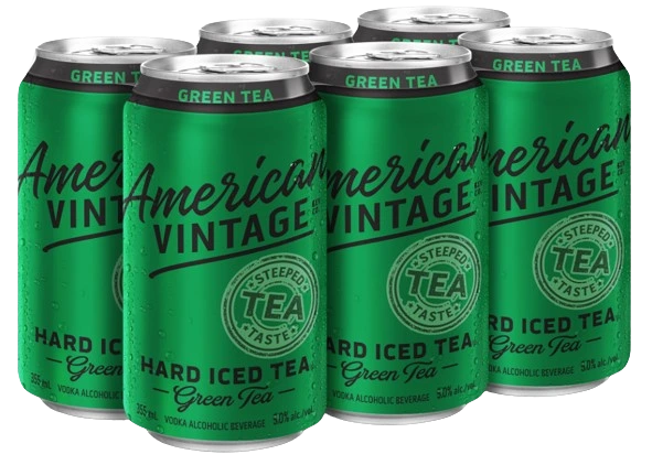 6C AMERICAN VINTAGE GREEN TEA 6x355ml