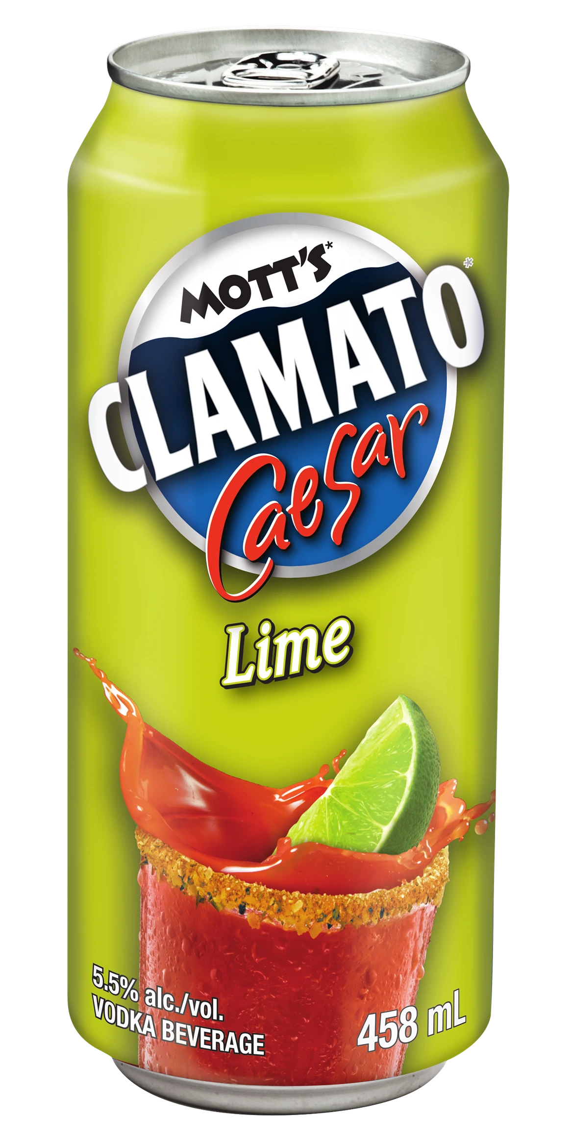 1C MOTT'S CLAMATO CAESAR LIME 1X458ml