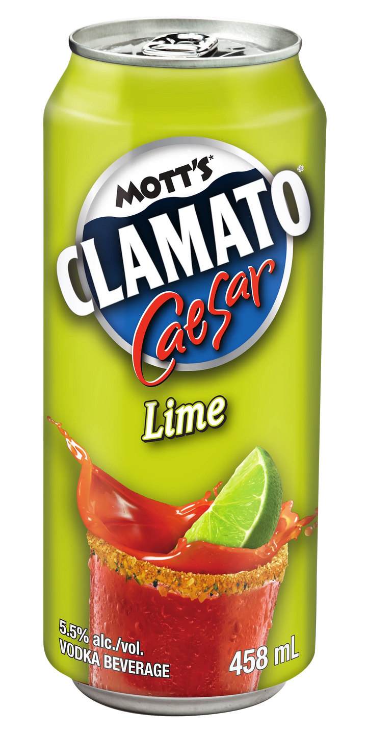 1C MOTT'S CLAMATO CAESAR LIME 1X458ml