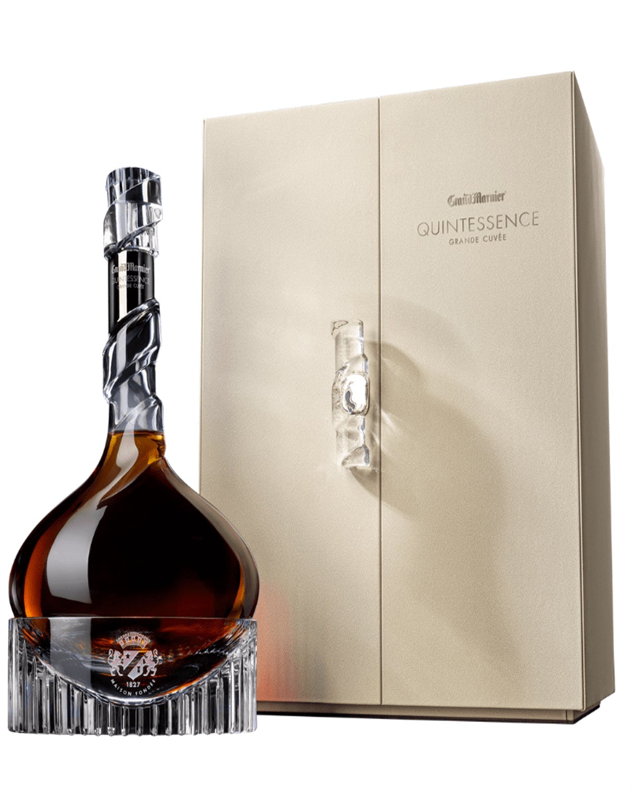 Grand Marnier Grande Cuvee Quintessence In Baccarat Crystal