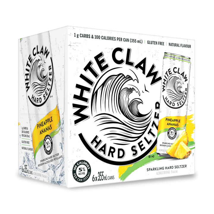 6C WHITE CLAW  PINEAPPLE 6x355ml