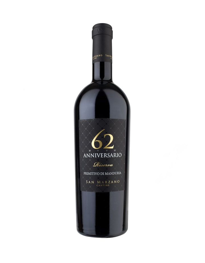 Cantine San Marzano 'Anniversario 62' Primitivo di Manduria Riserva 2019