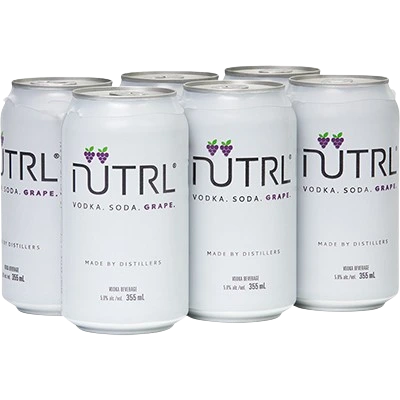 6C NUTRL VODKA SODA GRAPE NM 6X355ML
