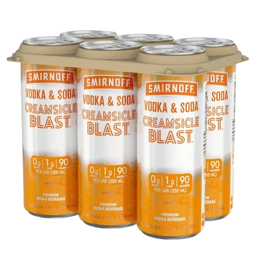 6C SMIRNOFF CREAMSICLE BLAST TALL 6X355ml