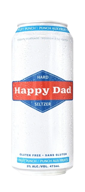 1C HAPPY DAD HARD SELTZER FRUIT PUNCH 1X473ML