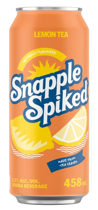 1C SNAPPLE SPIKED 7% ORIGINAL LEMON 458ML